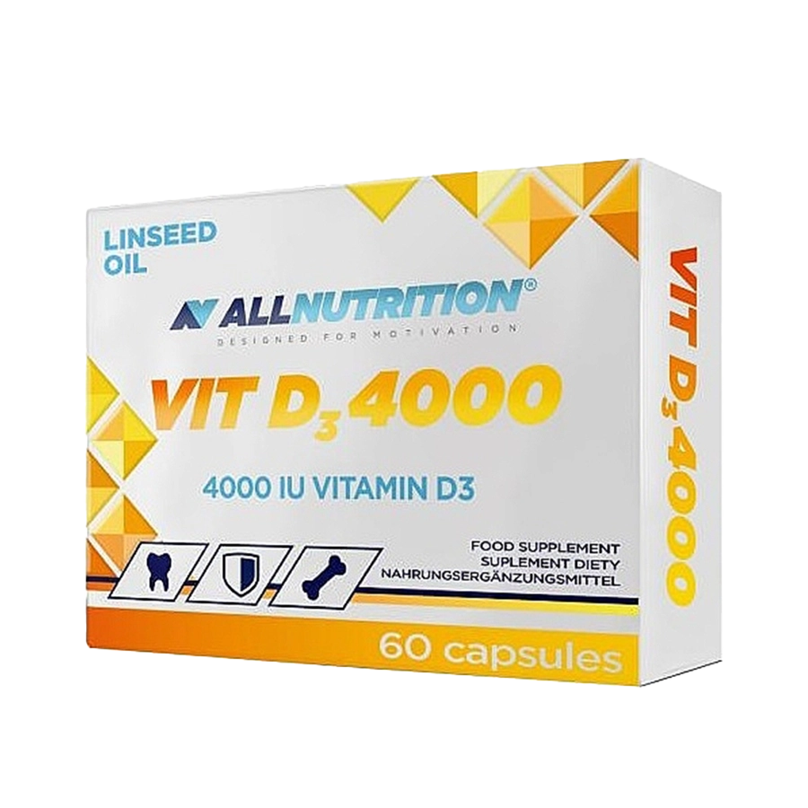 Samojako shop Vitamin d3 4000iu 60 kapsula zdravlje kosti i zubiju all nutrition vitamin d