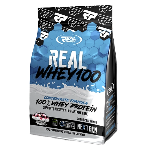 Whey 100 2kgg Real Pharm Samojako shop Protein Whey vanilija čokolada jagoda najbolji whey top cijena snaga masa