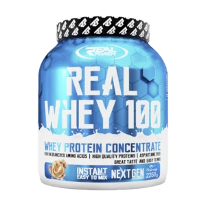 Whey 100 2250g kanta Real Pharm Samojako shop Protein Whey vanilija čokolada jagoda najbolji whey top cijena snaga masa