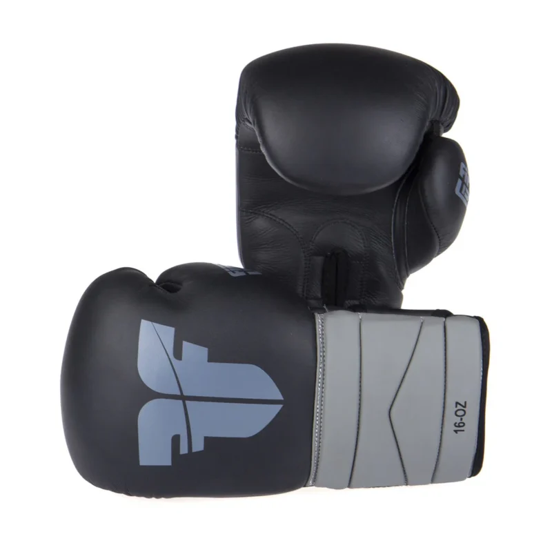 Boksacke rukavice za sapring prava koža 16 oz fighter posebna serija za sparing trening mma kickboks boks